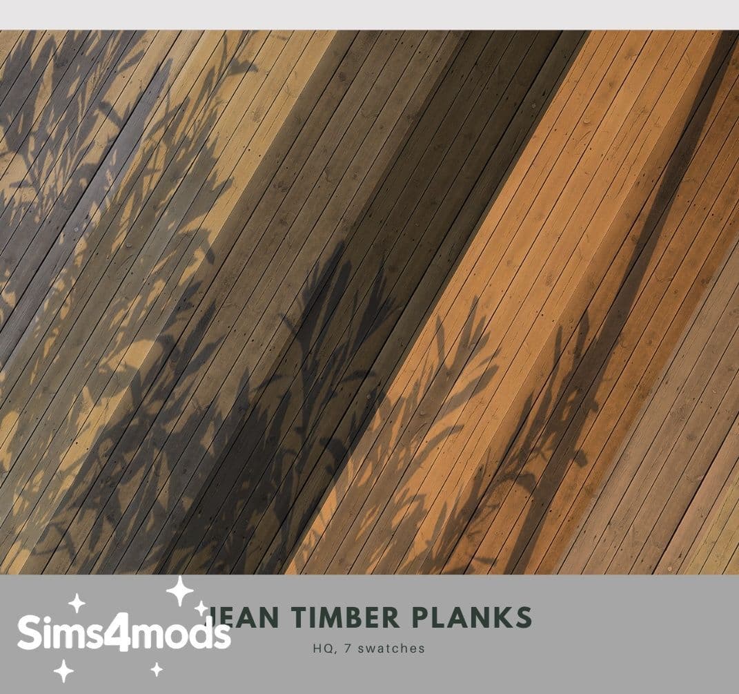 Скриншот мода Деревянный паркет Jean Timber Planks
